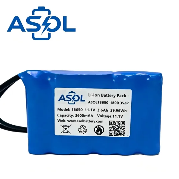 ASOL 18650 Lithium-ion Battery Pack