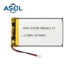 ASOL 101752P 3.7V 700mAh Lithium Polymer Battery