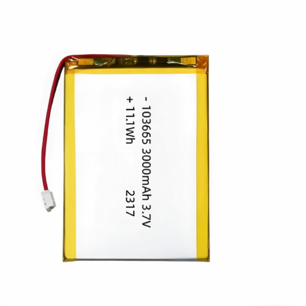 ASOL 103665 3.7V 3000mAh Lithium Polymer Battery