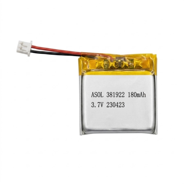 ASOL 381922 3.7V 180mAh Lithium Polymer Battery