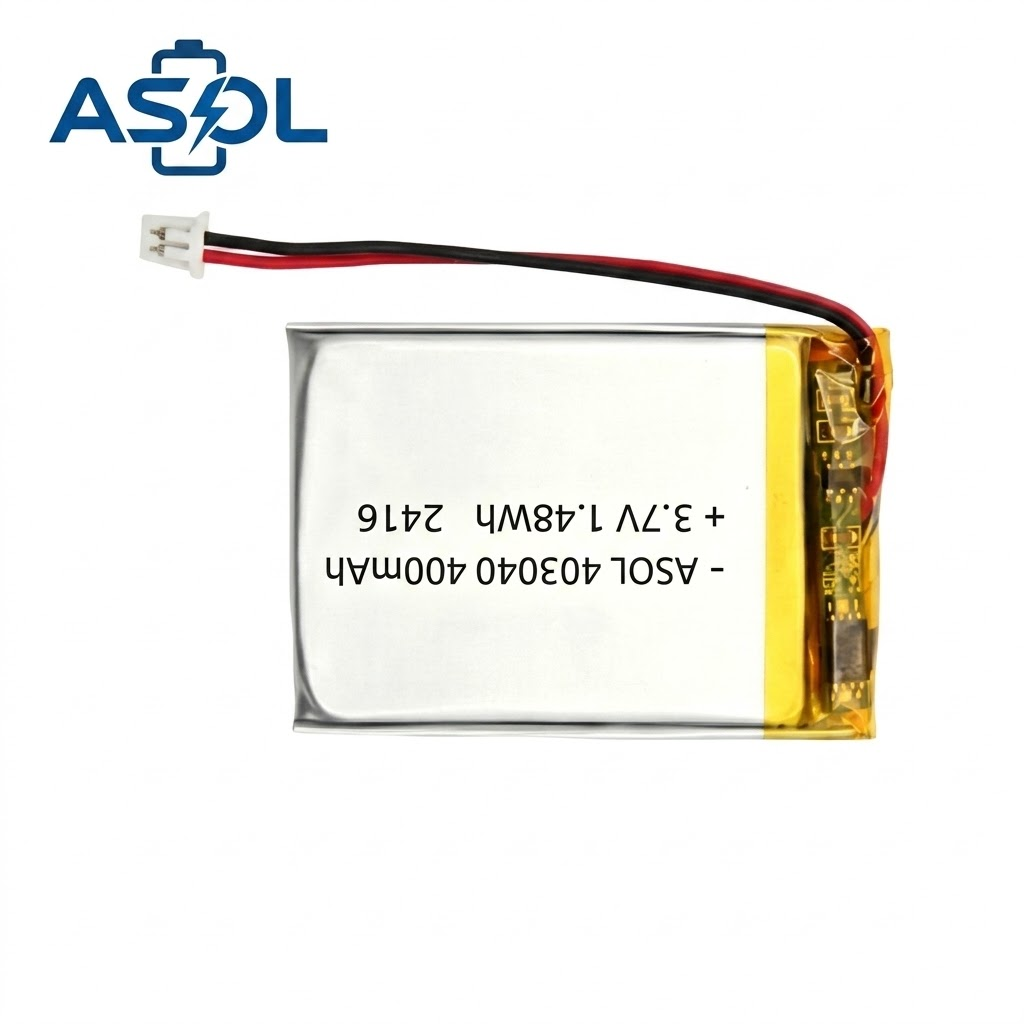 ASOL 403040 3.7V 400mAh Lithium Polymer Battery - Image 3