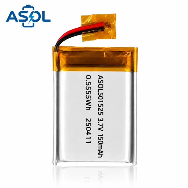 ASOL 501525 3.7V 150mAh Lithium Polymer Battery