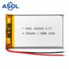 ASOL 502540 3.7V 500mAh Lithium Polymer Battery