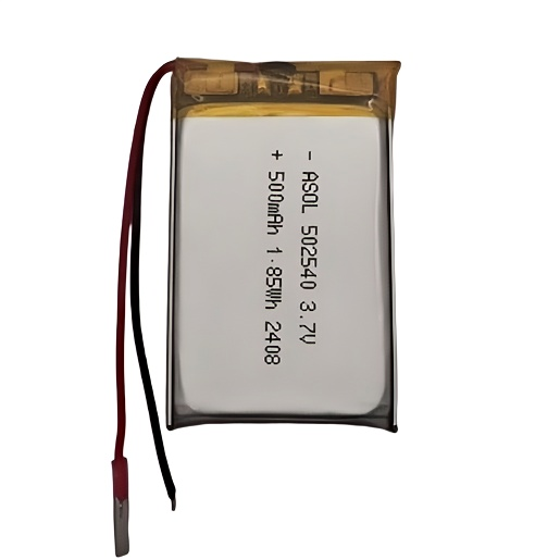 ASOL 502540 3.7V 500mAh Lithium Polymer Battery