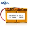ASOL 552530H-2P 800mAh- Lithium Polymer Battery