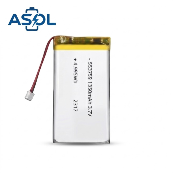 ASOL 553759 3.7V 1350mAh Lithium Polymer Battery