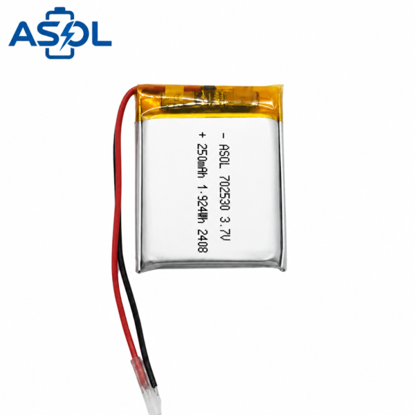 ASOL 702530 3.7V 250mAh Lithium Polymer Battery