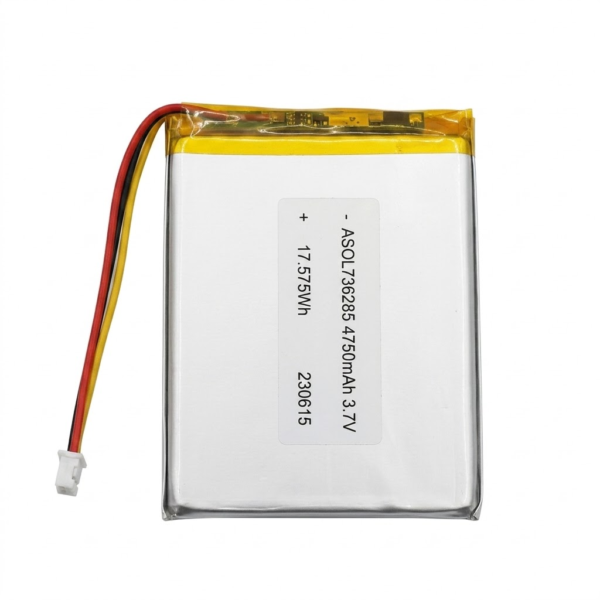 ASOL 736285 3.7V 4750mAh Lithium Polymer Battery