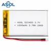 ASOL 523450 3.7V 1000mAh Lithium Polymer Battery Cell