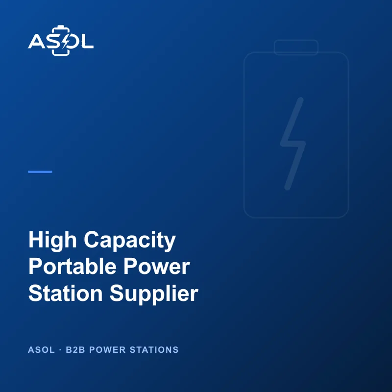 High Capacity Portable Power Station Supplier