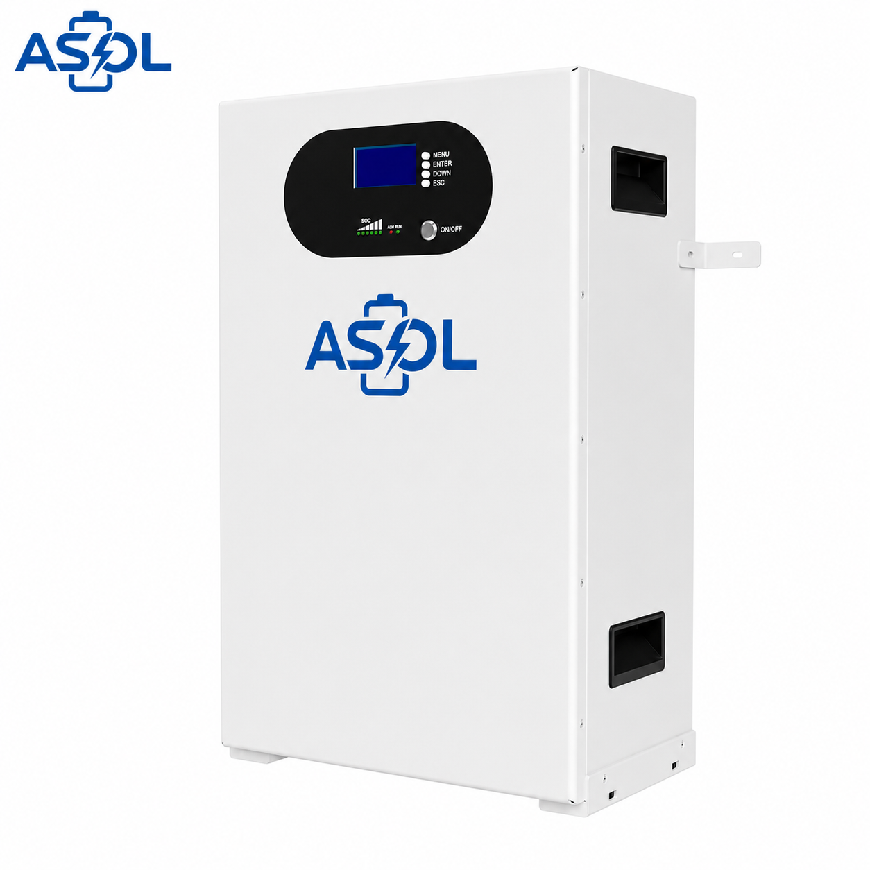 ASOL Wall-Mounted LiFePO4 ESS Battery System side view