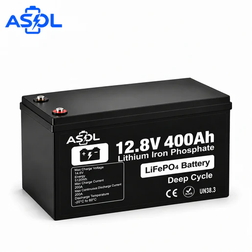 ASOL 12.8V 400Ah LiFePO4 Battery